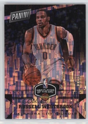 2017 Panini Player of the Day Wind Chimes /75 Russell Westbrook #24 - Image 1 of 2