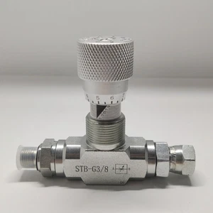 STB-G3/8 mit L08 Anschluss Flow Control bidirektionales hydraulisches Drosselventil - Bild 1 von 3
