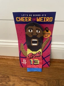 Houston Rockets James Harden Trolli Cheer Sock Puppet SGA 1/18/18 New - Picture 1 of 2