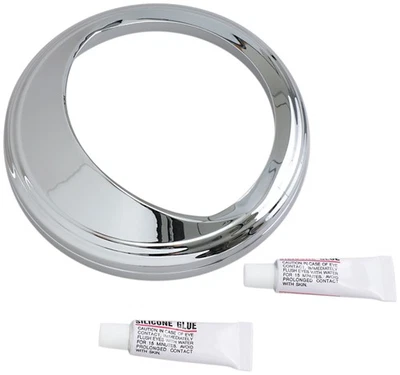 Anillo de ajuste cromado velocímetro Kuryakyn con visera (112) Foto 1 de 2