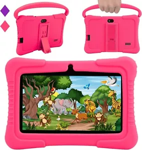 Veidoo Kids Tablet, 7 inch Android Tablet PC, 2GB RAM 32GB ROM, Tablet Pink - Picture 1 of 9