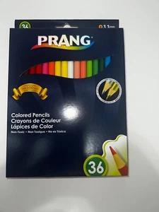 Prang Colored Pencils – 36 Colors - NEW 3.3mm Includes Metallic Gold & Silver - Picture 1 of 4