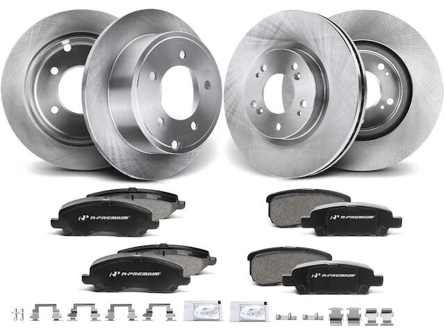 Kit de pastillas de freno y rotor para Jeep Patriot 2007-2017 2014 2012 2008 2009 ZR177MK Foto 1 de 1