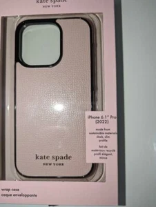 Kate Spade Phone Case Iphone 14 Pro Wrap Case Pink Phone protector - Photo 1 sur 5