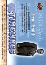 2010-11 (BKB) Upper Deck North Carolina #152 Dean Smith TL