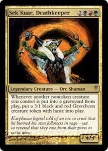 MTG - SEK'KUAR, DEATHKEEPER - Coldsnap (R) - Picture 1 of 1