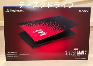 Spiderman 2 Limited Edition PS5 Disc Console Cover Plates Used With Box Japan - Picture 1 of 3