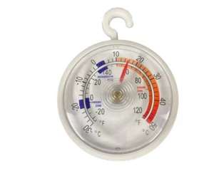 Thermometer with Hook Fridge Freezer Room Mini Temperature Gauge Dial - Picture 1 of 1