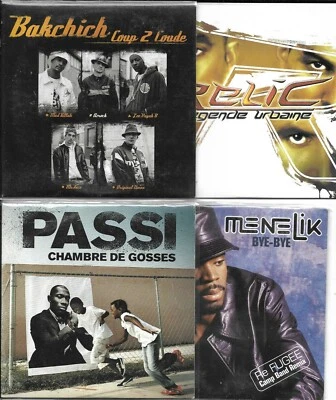 LOT 8 SINGLES RAP FAF LARAGE/MENELIK/DADOO VITAA/RELIC/BAKCHICH/PASSI/MATT/STOMY - Photo 1/2