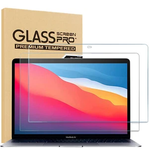 (2 PCS) For MacBook Air 13/Pro 13 (2016 to 2022) Tempered Glass Screen Protector - Picture 1 of 6