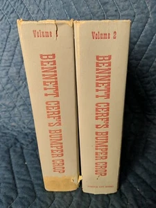 Bennett Cerf's Bumper Crop Hardcover Famous Humor Volumes 1 and 2, 1952 1956 - Bild 1 von 10