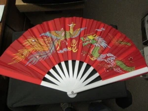 Oriental Hand Fan, 24 Inches across at the Bottom GA1 - Picture 1 of 1