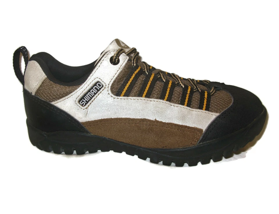 Shimano SH M033 Bicicleta de Montaña MTB Zapatos EE. UU. Mujeres Talla 6,5 EUR 38 Marrón Gamuza Foto 1 de 4