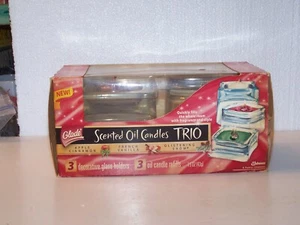 NIP new in package Glade Scented Oil Candles Trio 3 pack Cinnamon Vanilla Snow - Picture 1 of 9