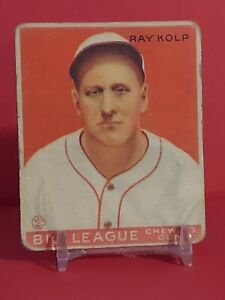 ⚾️ 1933 Goudey RAY KOLP TAYLOR ROOKIE CARD RC #150 CINCINNATI REDS 