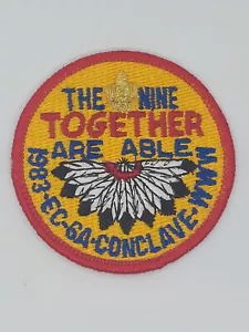 Boy Scout OA Sezione EC-6A 1983 Conclave - I Nove Insieme Sono Capaci - Foto 1 di 3