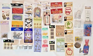 Large Lot of Scrapbooking Embellishments - Metal\Paper\Keys\Flowers\Embossing - Picture 1 of 12