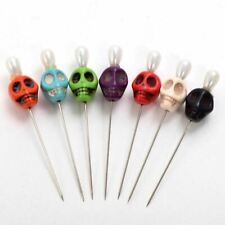 Skull Head Pattern Pins Evil Voodoo Curse Needles Voodoo Doll Accessory