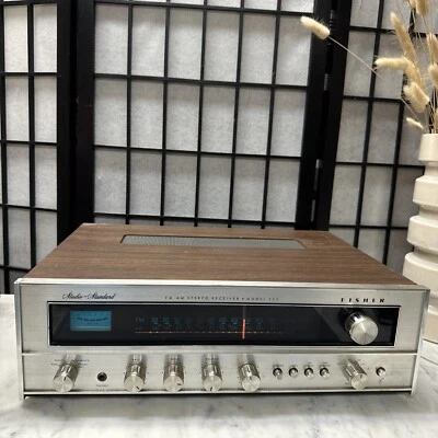 Fisher 232 48W Stereo Receiver Phono In Wood Casing - Image 1 of 4