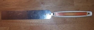 Ekco Forge Stainless USA 12.25" Icing Spatula Spreader White Orange Handle  - Picture 1 of 13