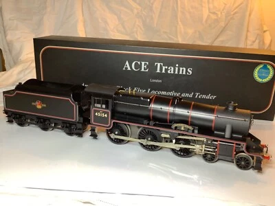 Ace Trains O Gauge E19 2 or 3 Rail BR 4-6-0 Class 5 46154 Lanarkshire Yeomanry - Image 1 of 3