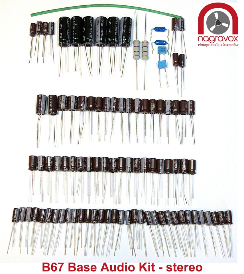 Studer B67 Sync Capacitor & Preset Trimmer Overhaul Kit