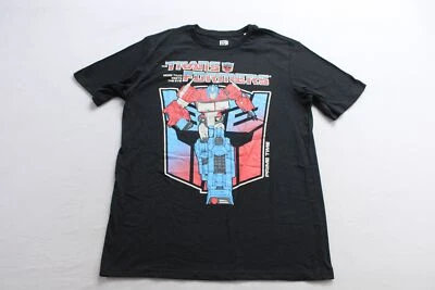 Camiseta Transformers masculina manga curta estampa gráfica EJ1 preta tamanho 2XL nova com etiquetas  - Imagem 1 de 4