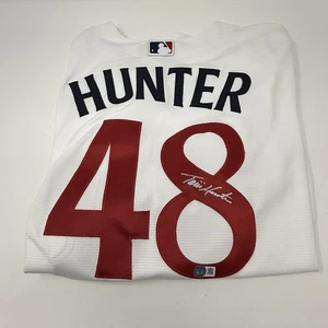 Torii Hunter signed Authentic Nike Minnesota Twins Jersey autograph Beckett BAS - Picture 1 of 8