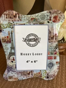 Hobby Lobby Photo Glass Frame Paris 4x6 Photo - PreOwned - Picture 1 of 6