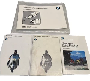 1997 96-01 BMW R1100RT R1100 RT Owner's Manual Information Guide Books Booklet - Foto 1 di 7