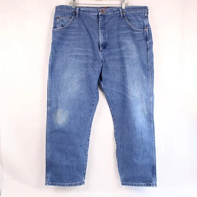 Jeans Wrangler vintage para hombre 42x30 azul vaquero lavado medio EE. UU. 13 MWZPW Foto 1 de 4