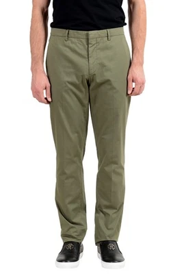 Pantalones informales elásticos verde oliva Burberry para hombre talla 32 34 38  Foto 1 de 4