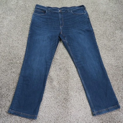 Jeans Duluth Trading Co para Hombres 42 Azul Salón Doble Flex Denim Relajado 42x32 Foto 1 de 4