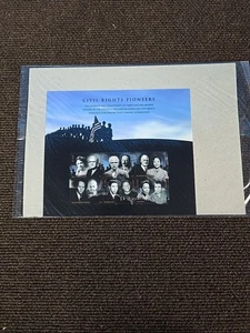 Civil Rights Pioneers Complete Sheet On Cover Sealed Stamps - Picture 1 of 3