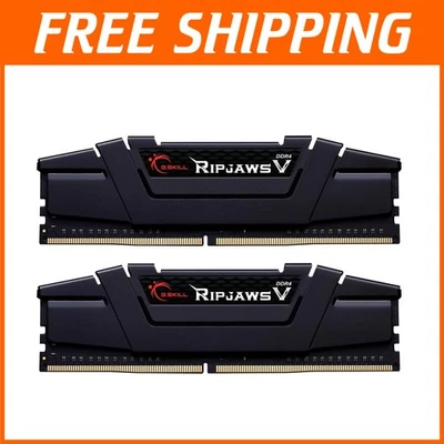 Sleek 32GB RipjawsV DDR4 Gaming RAM Kit - 3200MT/s for Ultimate Performance - Image 1 of 4