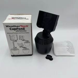 WeatherTech CupFone Adjustable Cup Holder Car Cell Phone Mount & Extension - Picture 1 of 5