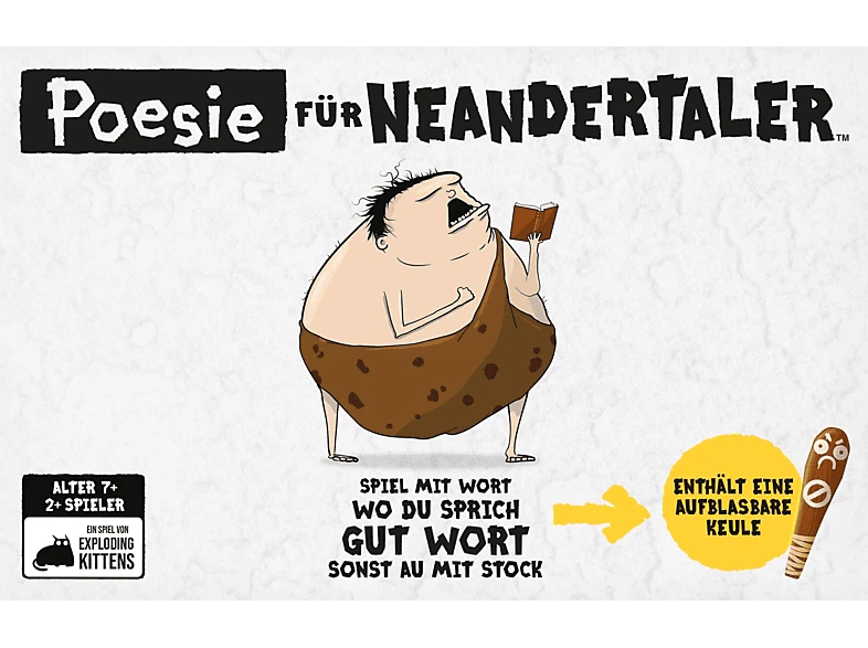 EXPLODING KITTENS Poesie für Neandertaler Partyspiele - Bild 1 von 1