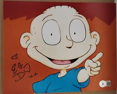 Rugrats Tommy Elizabeth EG Daily 亲笔签名 8 x 10 照片 Beckett 正品证书 — 第 1/3 张图片