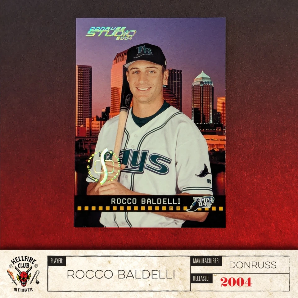 2004 Donruss Studio - Rocco Baldelli /100 Studio Proofs Silver (#189) - Image 1 of 4