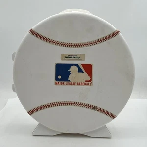 Skilcraft Vintage 1980s MLB Baseball Shaped Card Holder Carry Case Storage - Picture 1 of 22