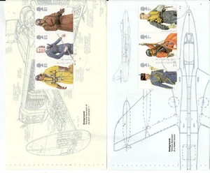 GROSSBRITANNIEN 2008 RAF UNIFORMEN ZWEI SCHEIBEN FEIN GEBRAUCHT - Bild 1 von 1