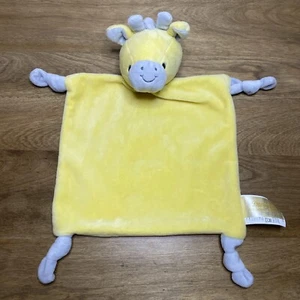 Dan Dee Giraffe Lovey Baby Security Blanket Plush Rattle Knotted Yellow 8" - Picture 1 of 18