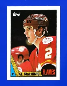 1987-88 Topps HOCKEY #72 AL MacINNINS NRMINT+ HOF CALGARY FLAMES (TM1) - Picture 1 of 2
