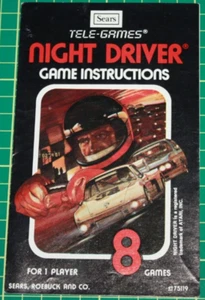 Atari 2600 Game Manual: Sears Tele-Game Night Driver - Picture 1 of 2