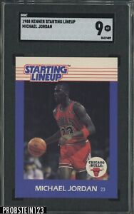 1988 Kenner Starting Lineup Michael Jordan Chicago Bulls HOF SGC 9 MINT