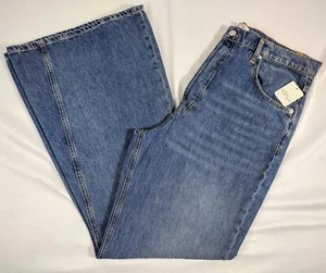 NWT Free People We The Free Belgrade Jeans High Rise Flare Leg Bell Bottom Sz 32 - Picture 1 of 12