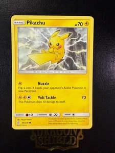 Pikachu 66/236 Eclissi Cosmica Pokémon Comune Regolare TCG - Foto 1 di 2