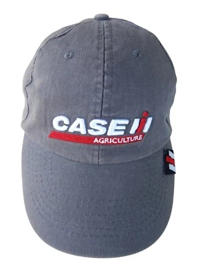 Case IH Agriculture Men's Grey Cotton Adult Size Baseball Cap Hat — 第 1/4 张图片