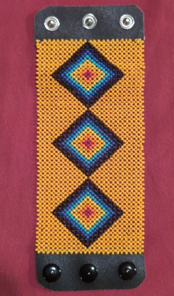 Pulsera con cuentas de vidrio, tamaño ajustable, regalo para ella, boho, estilo suroeste Foto 1 de 4