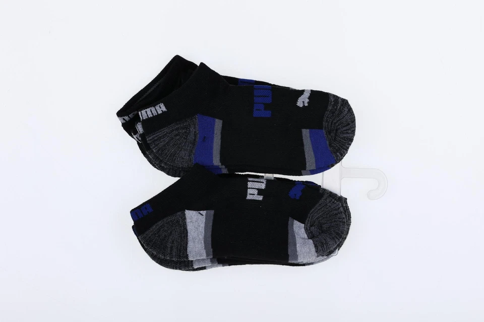 Puma ESF13139 Womens No Show Socks 6 Pack Black Combo Size Large - Image 1 of 2